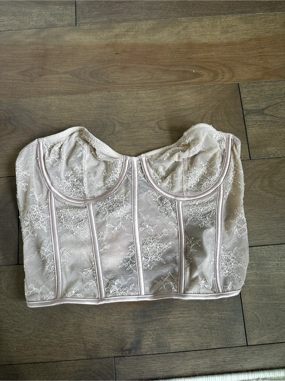 New Zara Lace Corset Top