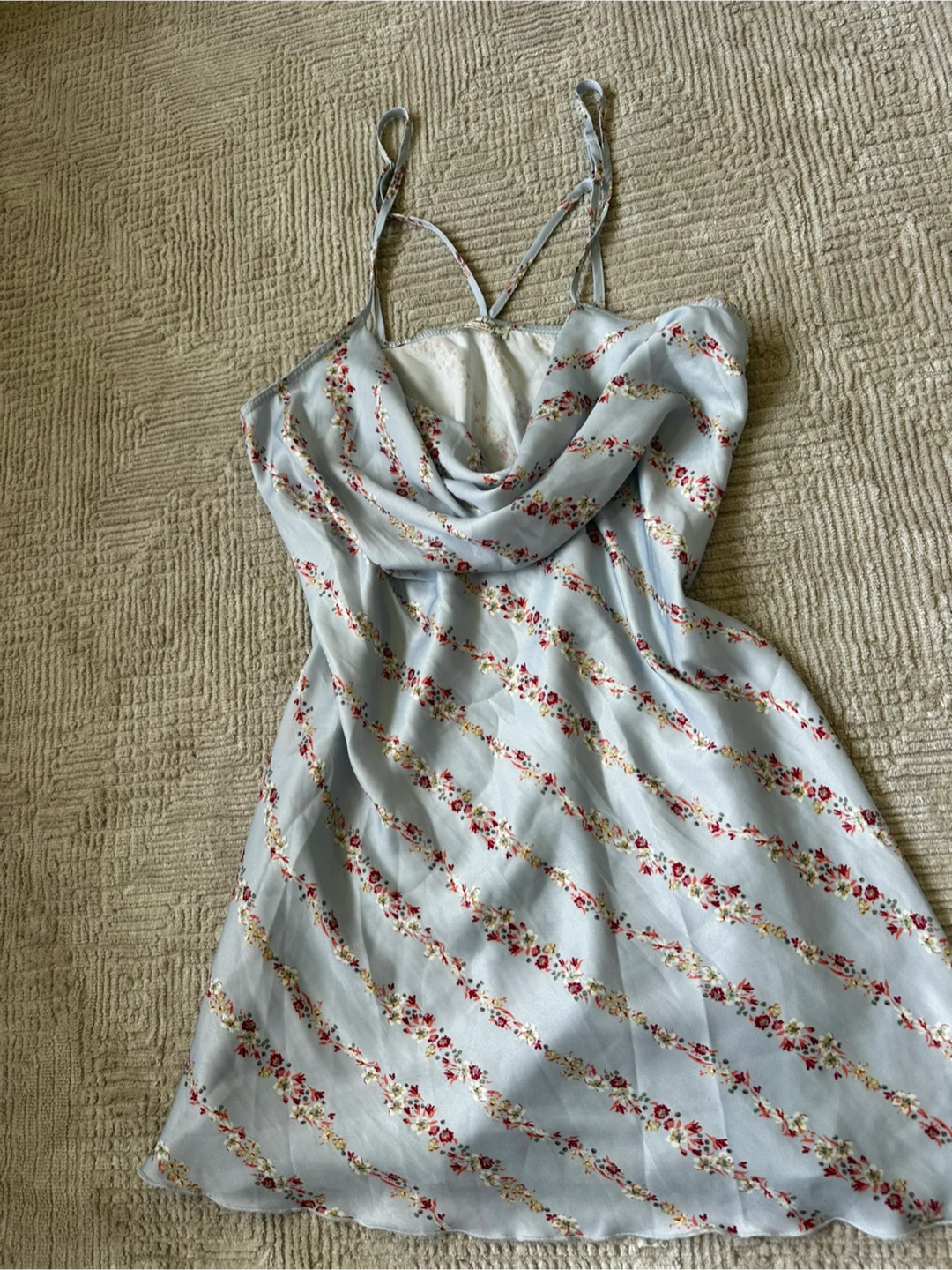 Free People Blue Floral Slip Dress - photo 2