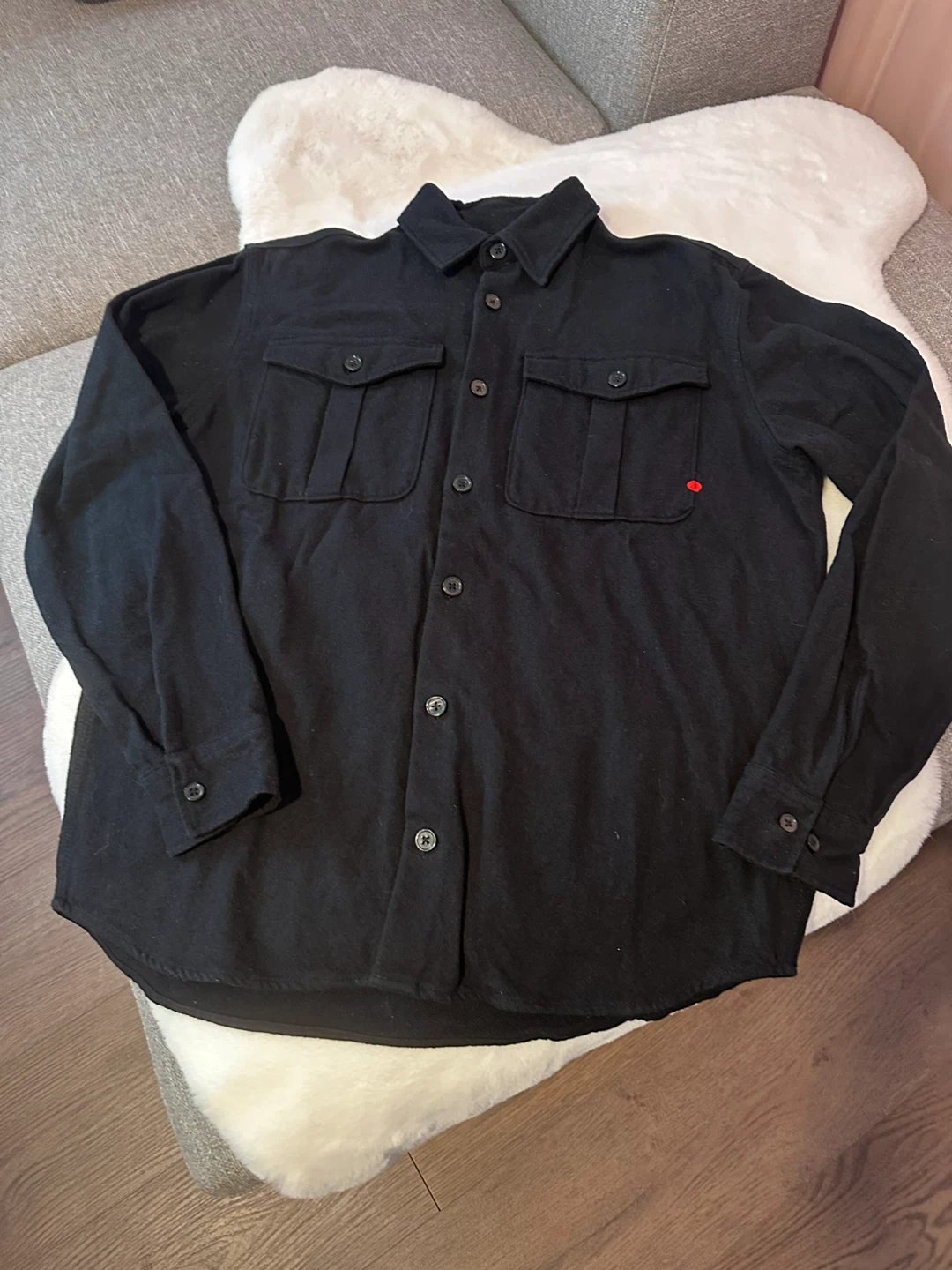 Veste/chemise Jack & Jones noire - XL
