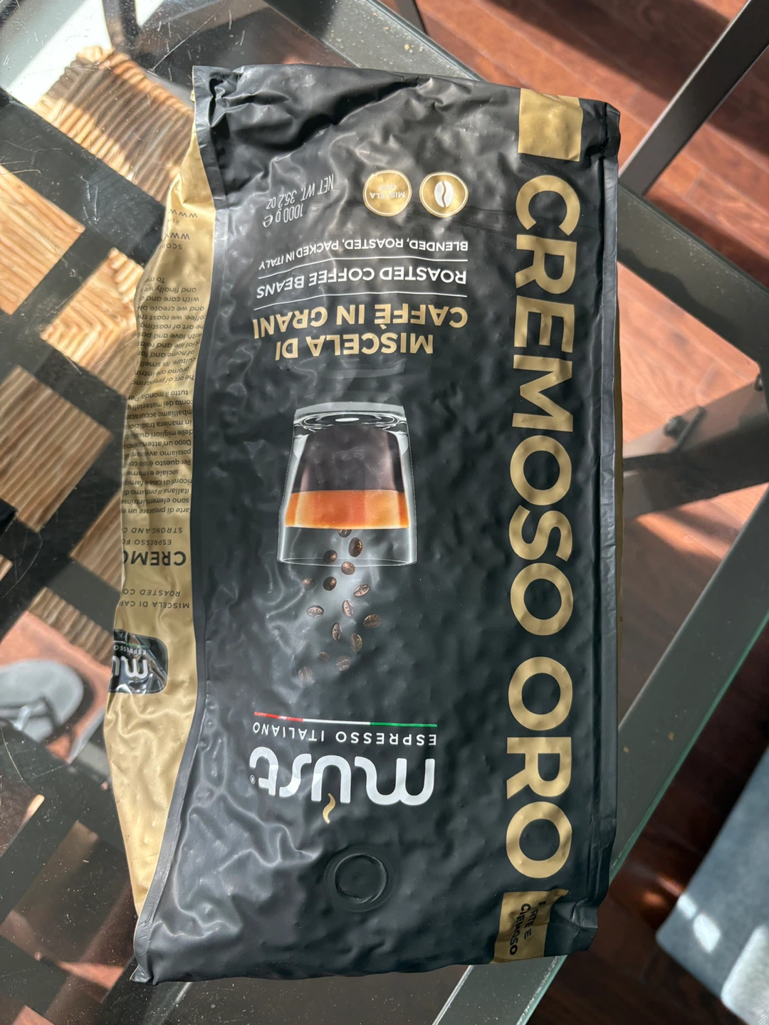 Must Cremoso Oro Espresso Italiano Roasted Coffee Beans