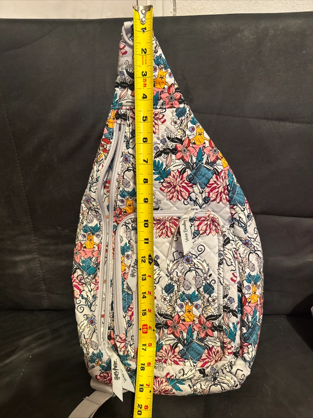 Vera Bradley Sling Backpack Harry Potter Herbology Collection - photo 3