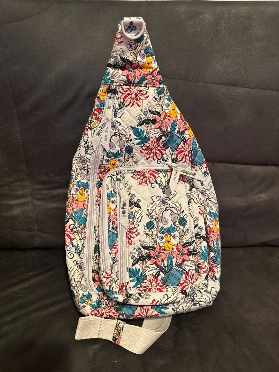 Vera Bradley Sling Backpack Harry Potter Herbology Collection
