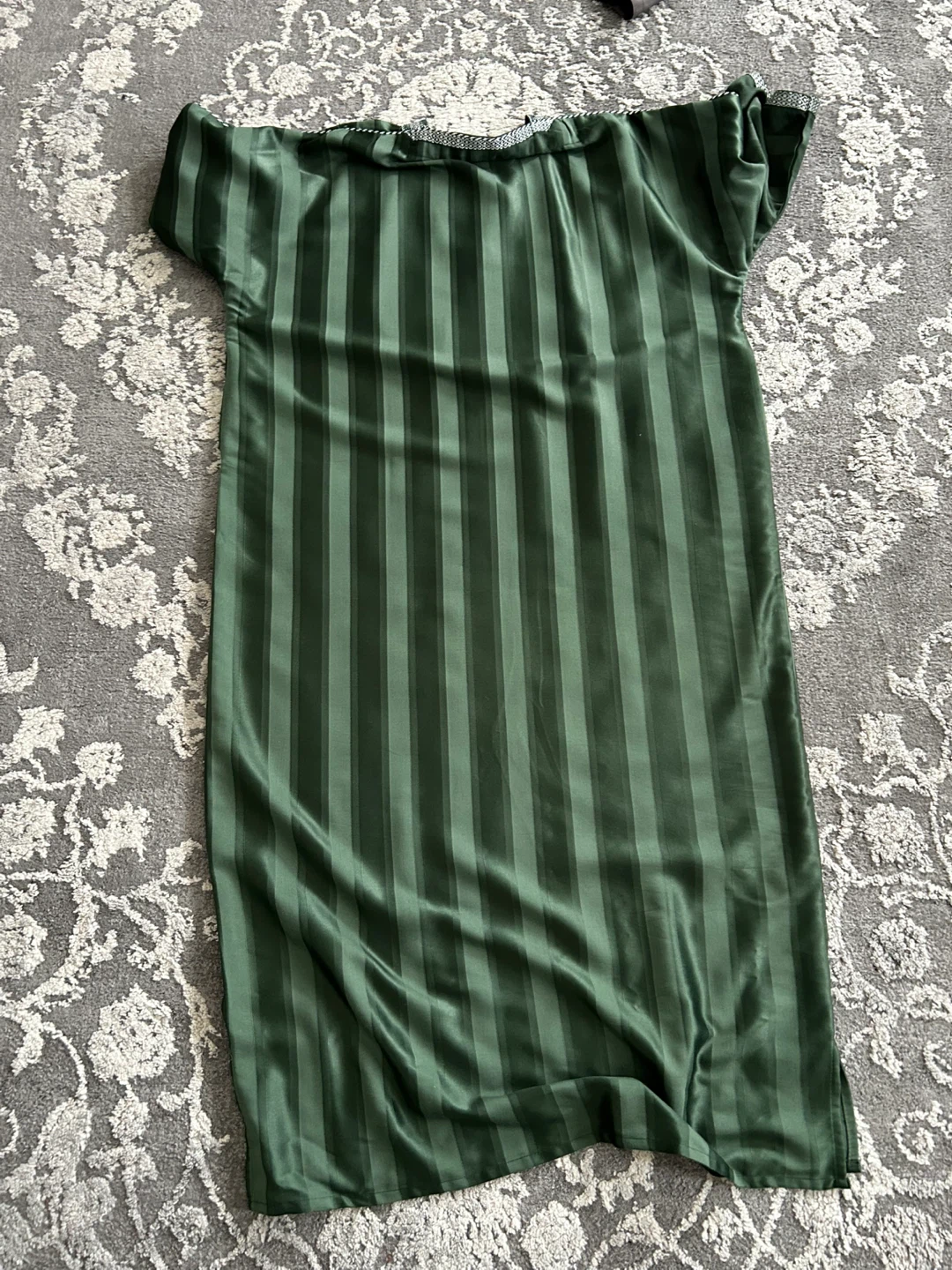 Men's Green Striped Moroccan Thobe/Jalaba - photo 5