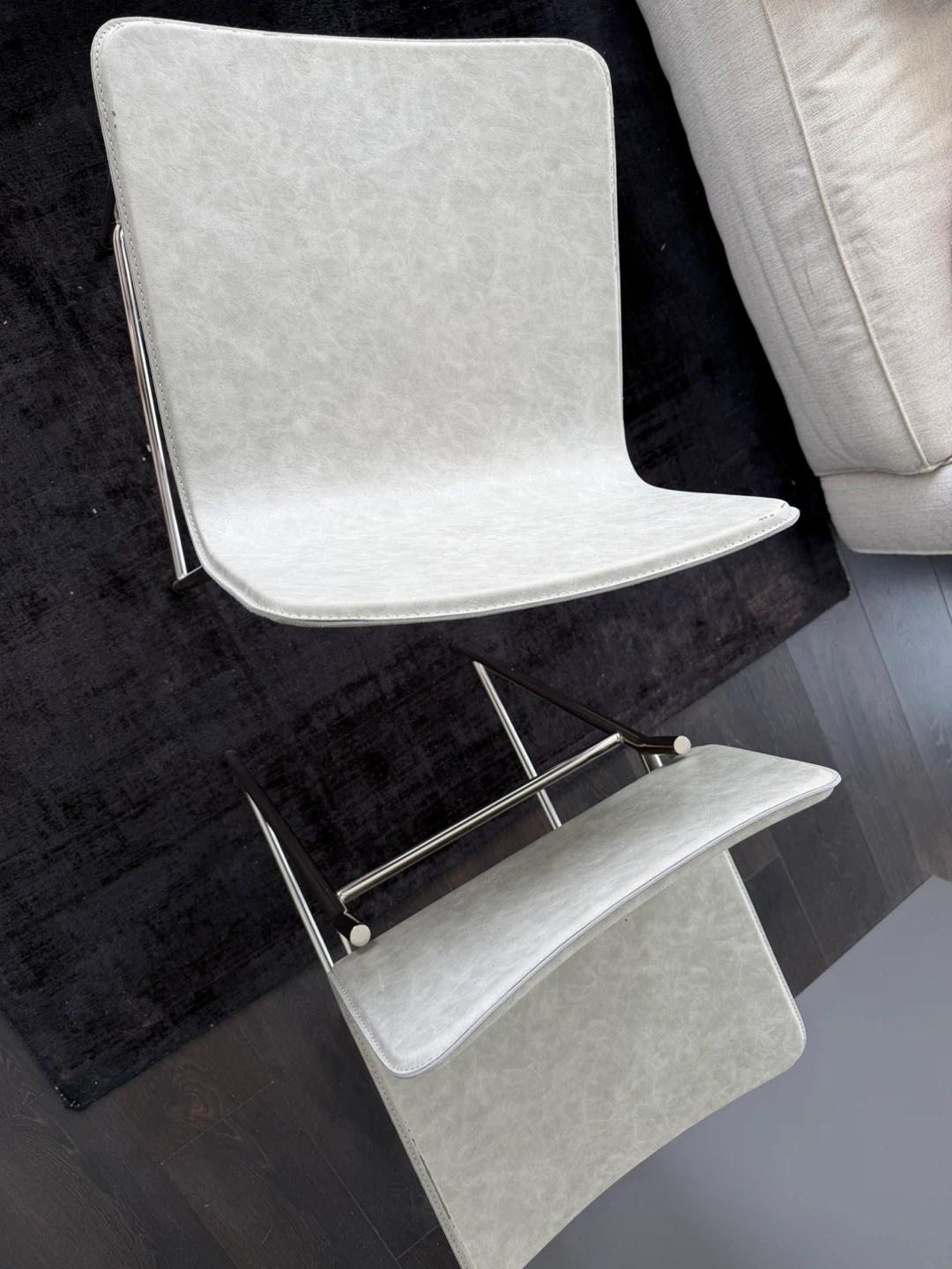 Pair of Grey Bar Stools from C2B - photo 2