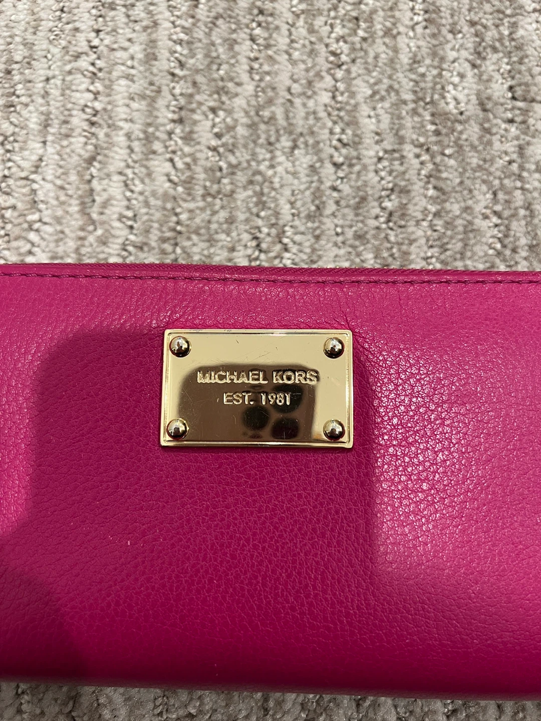 Michael Kors Zip Around Wallet - Hot Pink - photo 2