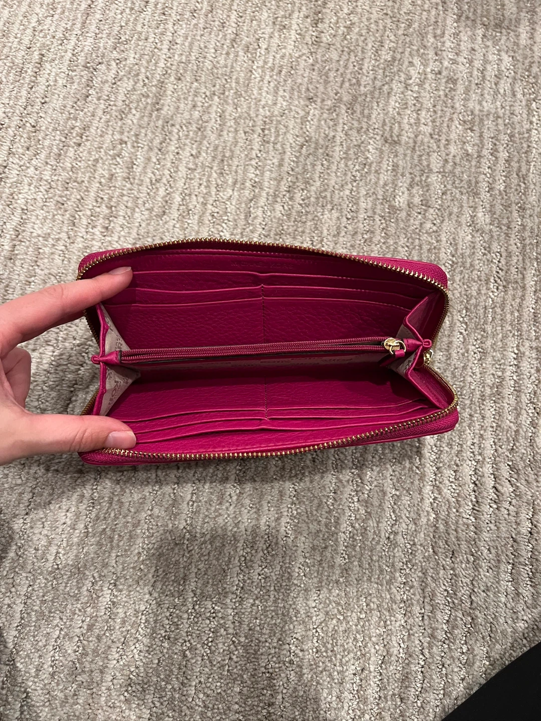 Michael Kors Zip Around Wallet - Hot Pink - photo 5