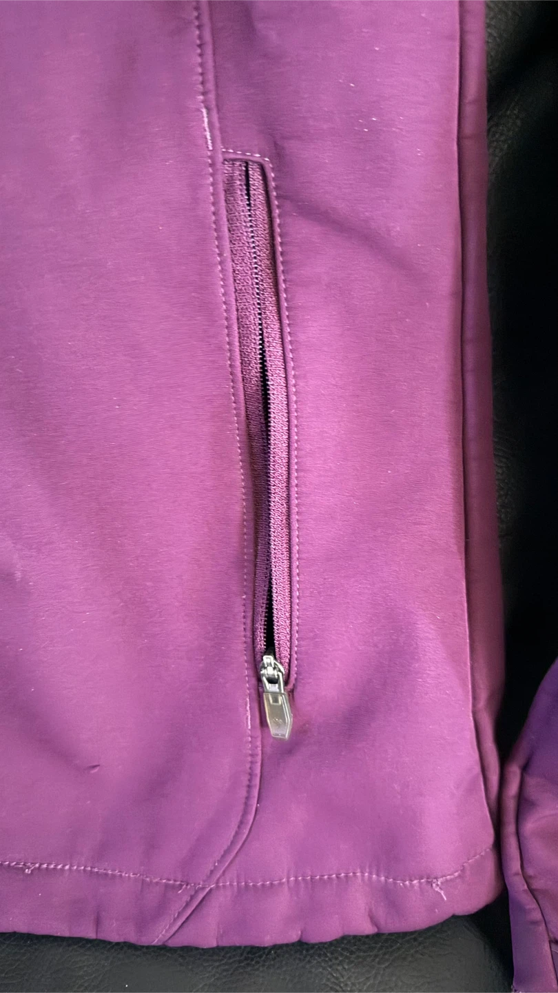 Columbia Purple Softshell Hooded Jacket XS - photo 3
