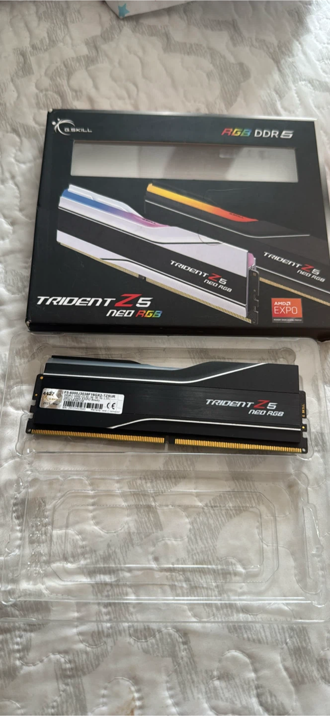 16GB stick of G.Skill Trident Z5 Neo RGB DDR5-6000 CL30 RAM - photo 2