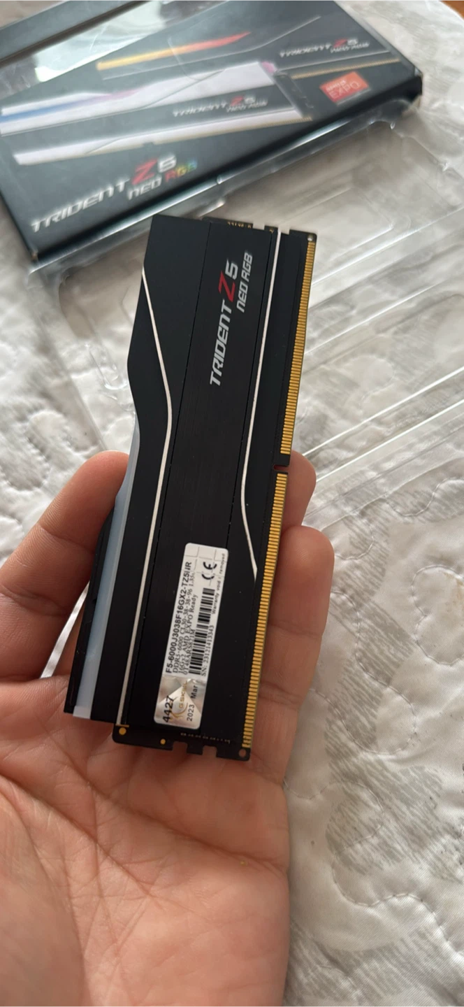 16GB stick of G.Skill Trident Z5 Neo RGB DDR5-6000 CL30 RAM - photo 3