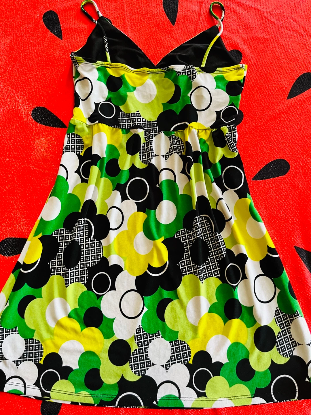 Vintage Floral Print Sundress - small - photo 2