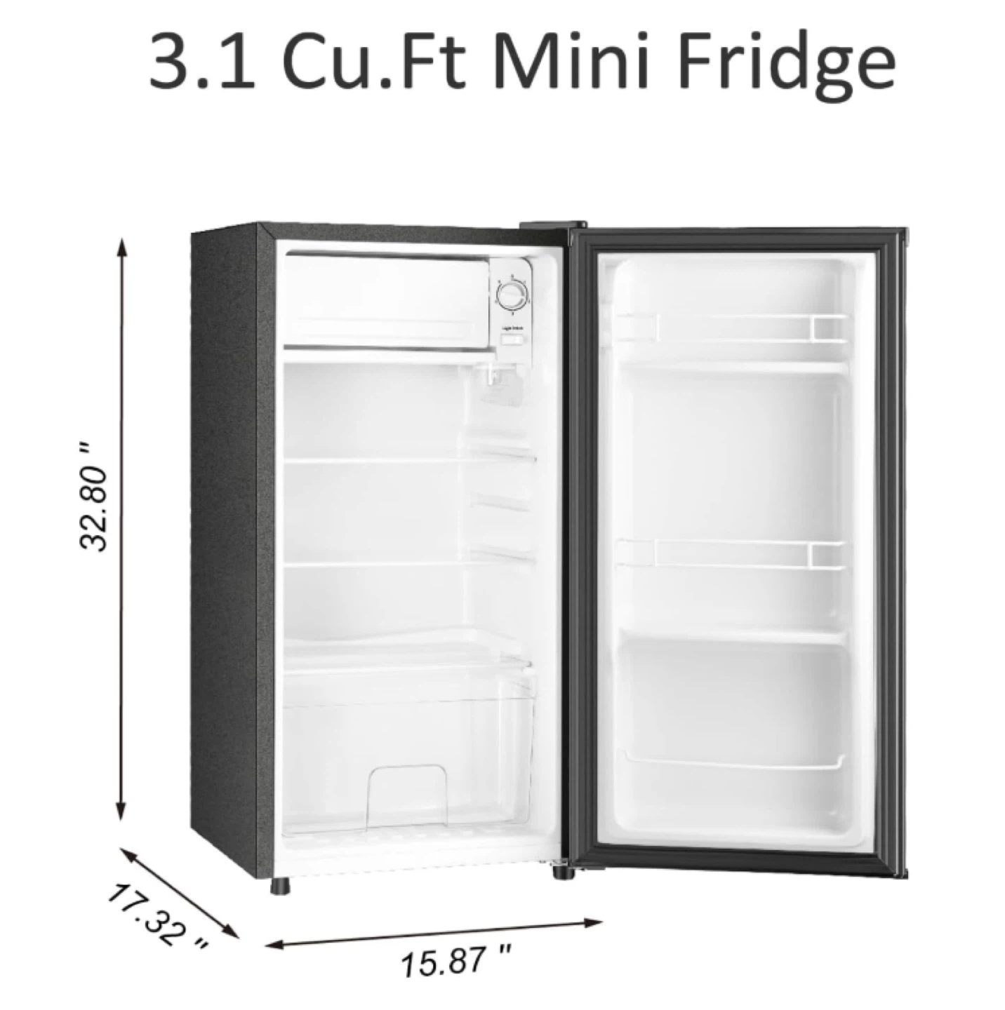 Unopened 3.1 Cu.Ft Mini Fridge - photo 2