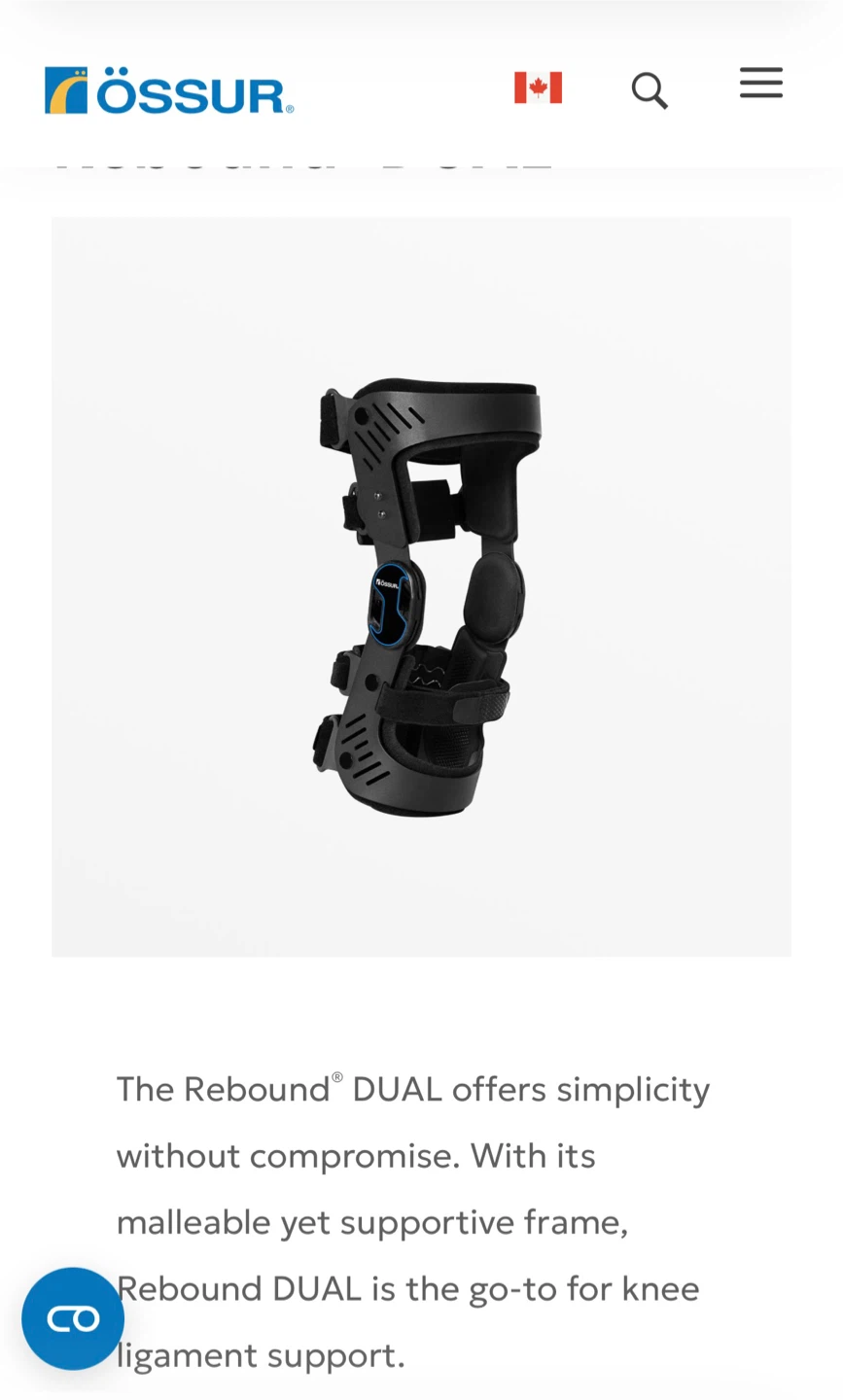 Össur Rebound DUAL Hinged Knee Brace - photo 2