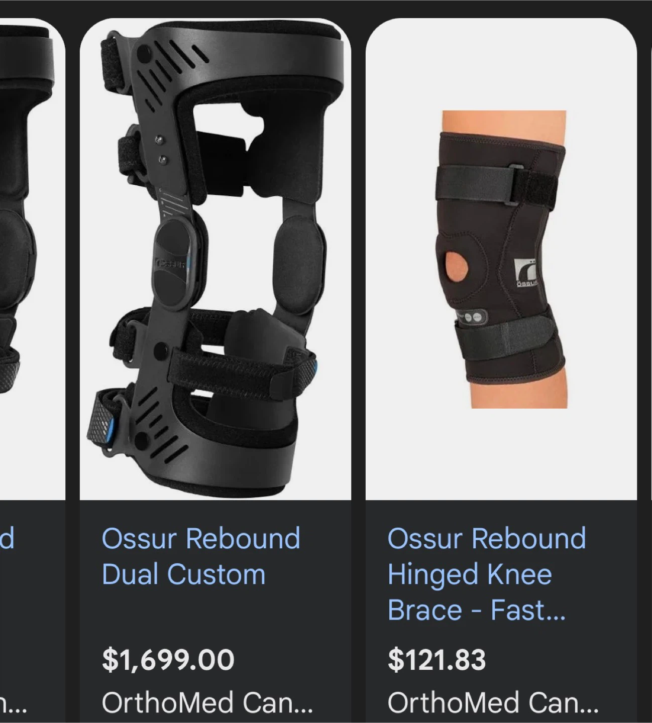 Össur Rebound DUAL Hinged Knee Brace
