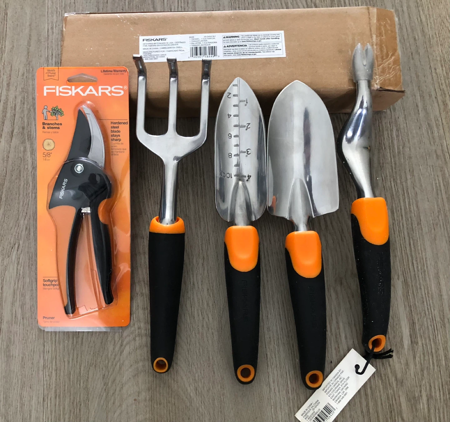 Garden’s tools Fiskars Pruner weeder 5 pcs
