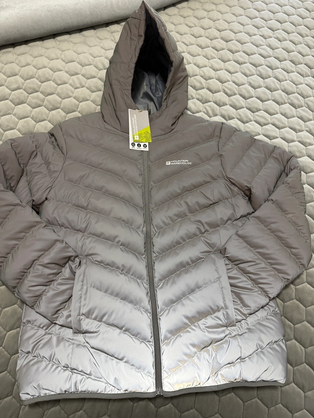 Mountain Warehouse Seasons Reflective Padded Jacket - Grey - photo 2