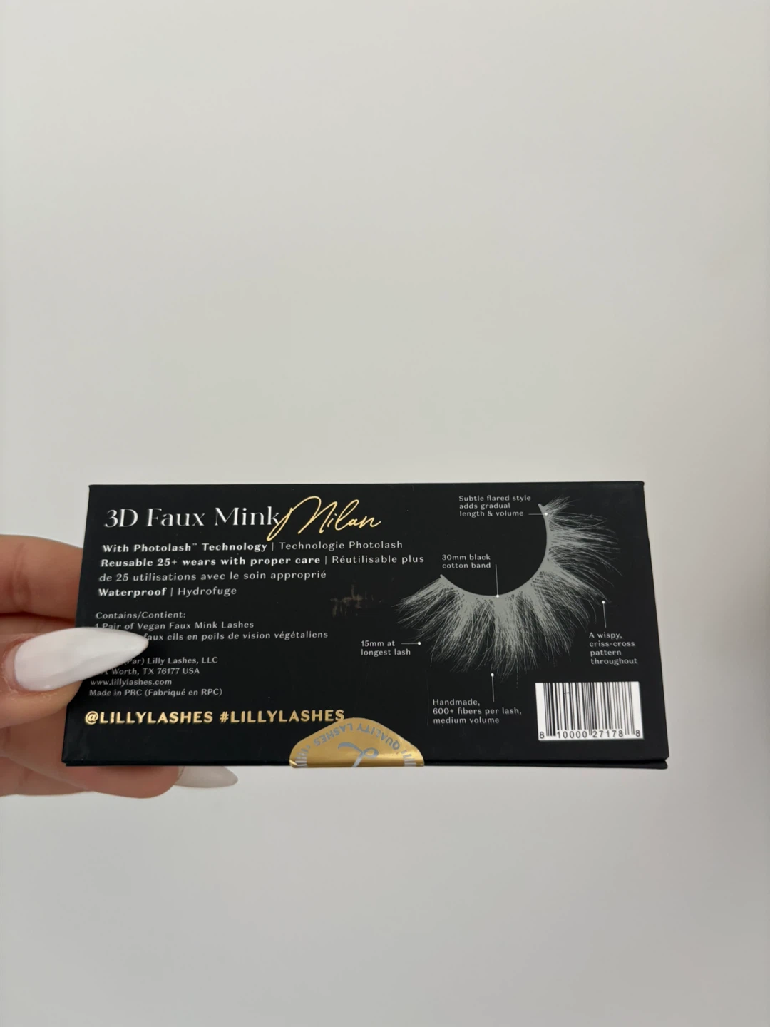 Lilly Lashes 3D Faux Mink Milan (unopened) - photo 3