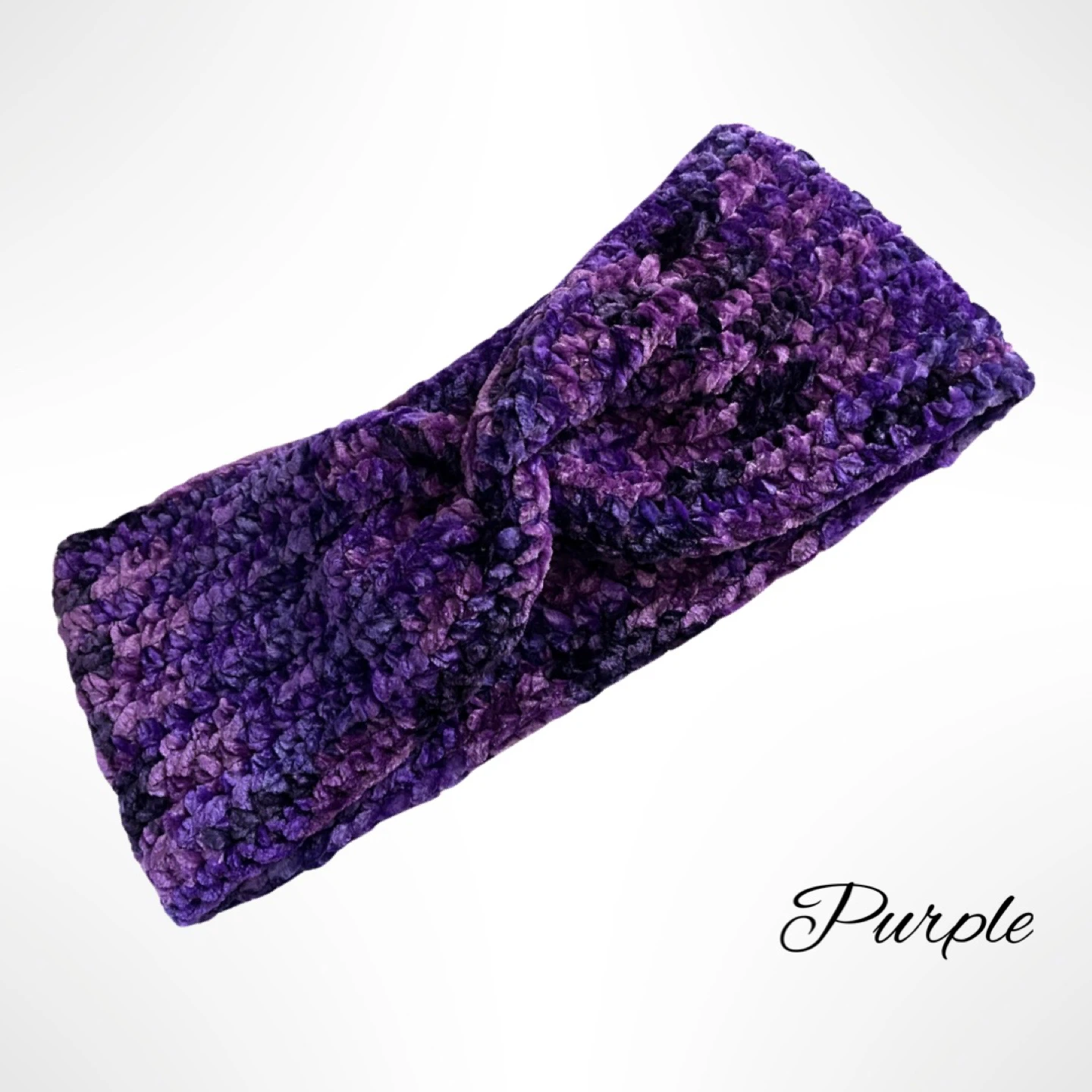 Handmade Twisted Ear Warmer Headband - photo 3