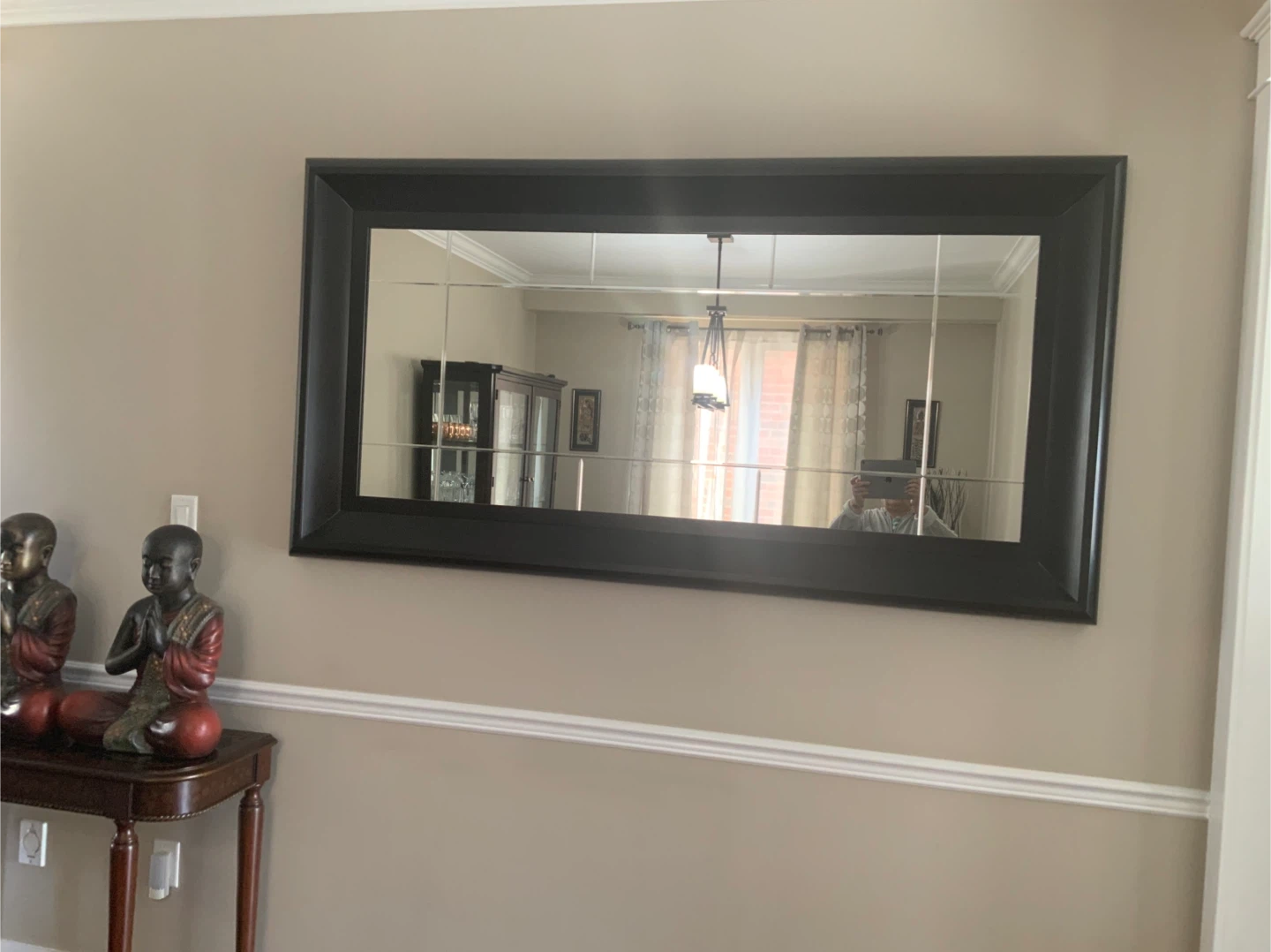 Large Framed Wall Mirror - photo 3