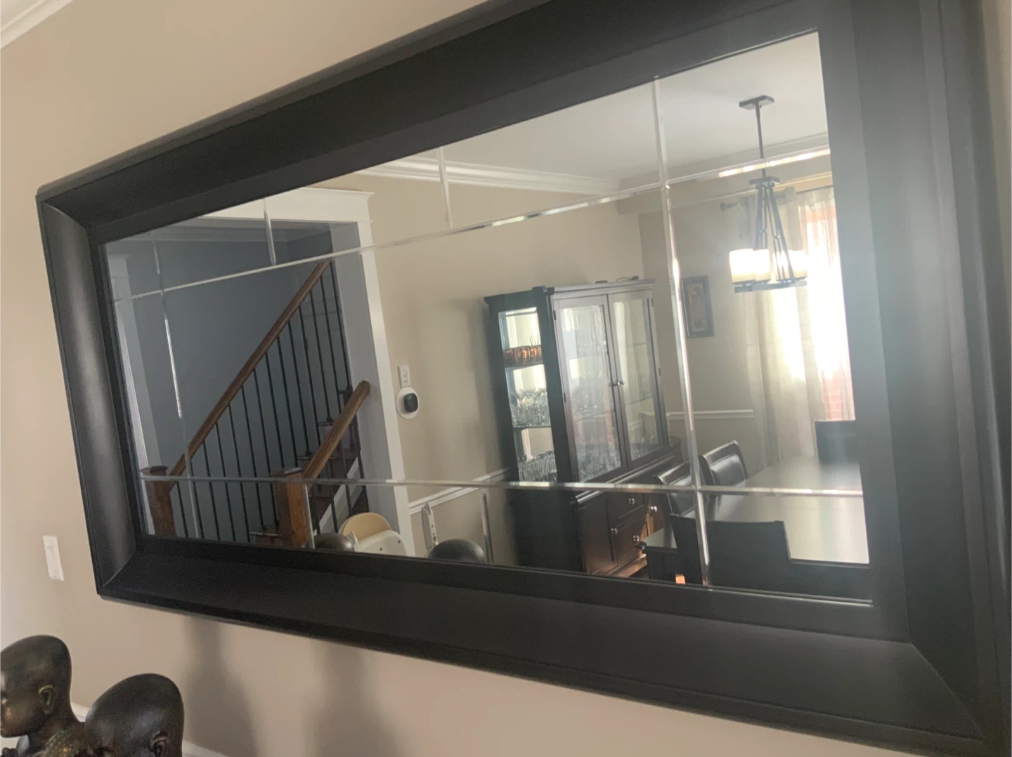 Large Framed Wall Mirror - photo 2