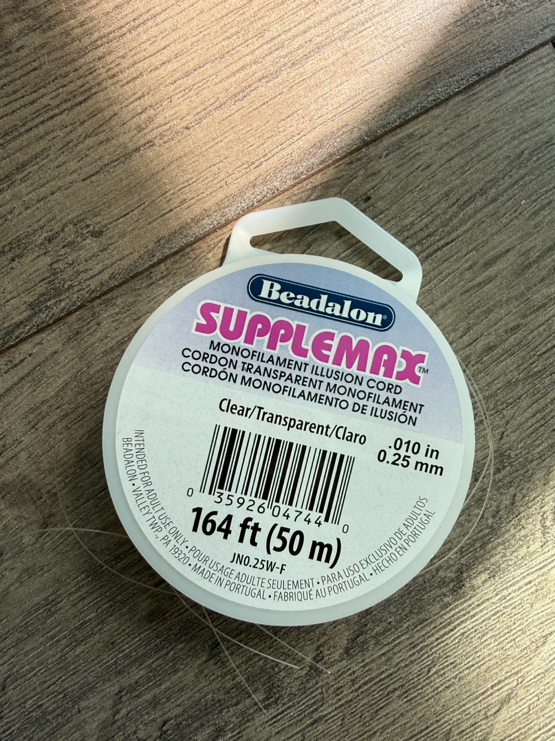Beadalon Supplemax Cord - Clear