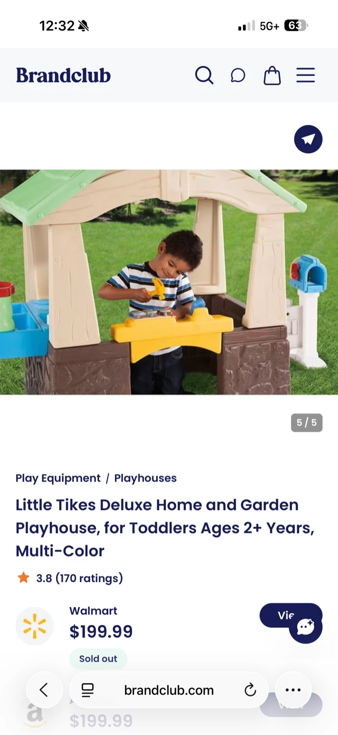Little Tikes Deluxe Home and Garden Playhouse - photo 2