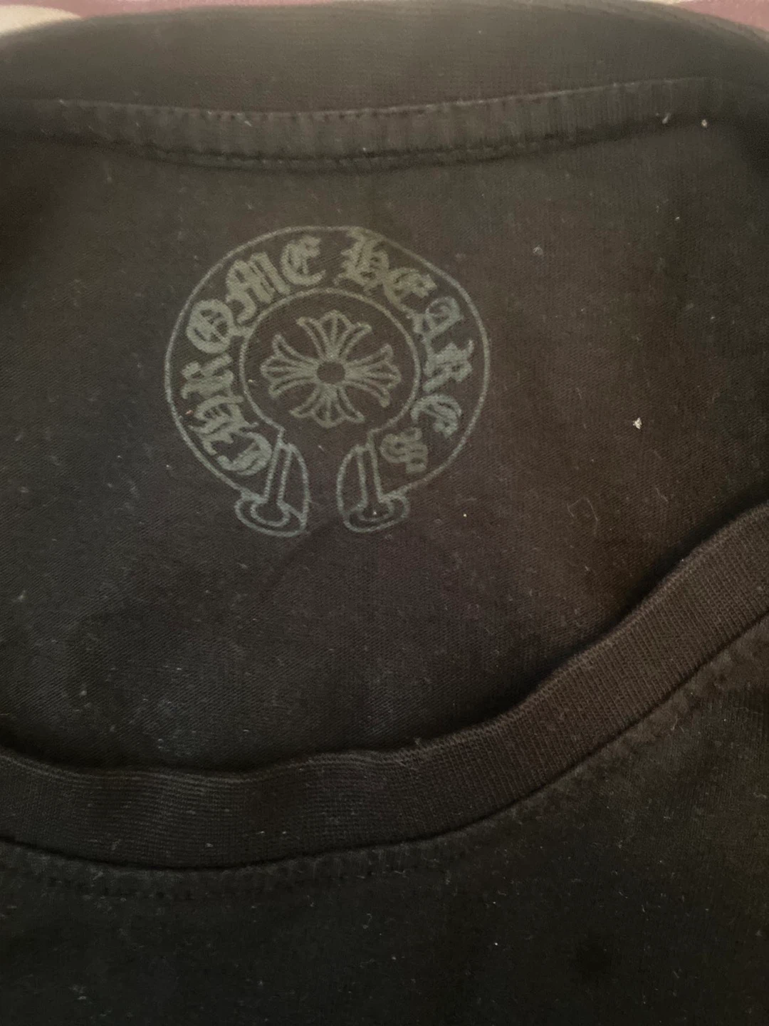 Chrome Hearts Black T-Shirt with Cross Graphics - photo 3