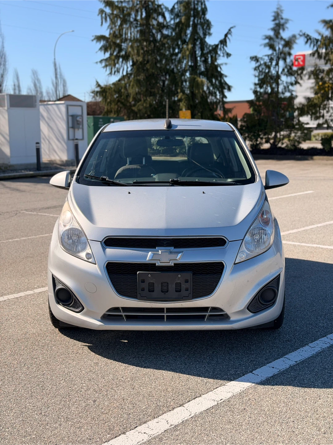 Silver Chevrolet Spark LS - photo 2