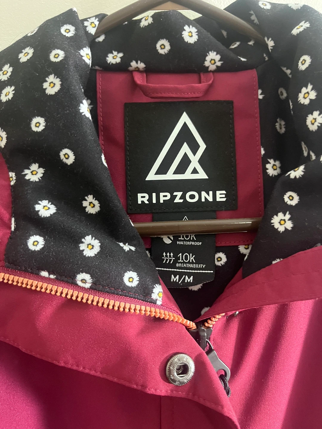 Ripzone Women's Waterproof Hooded Jacket - M/M - Berry - photo 2