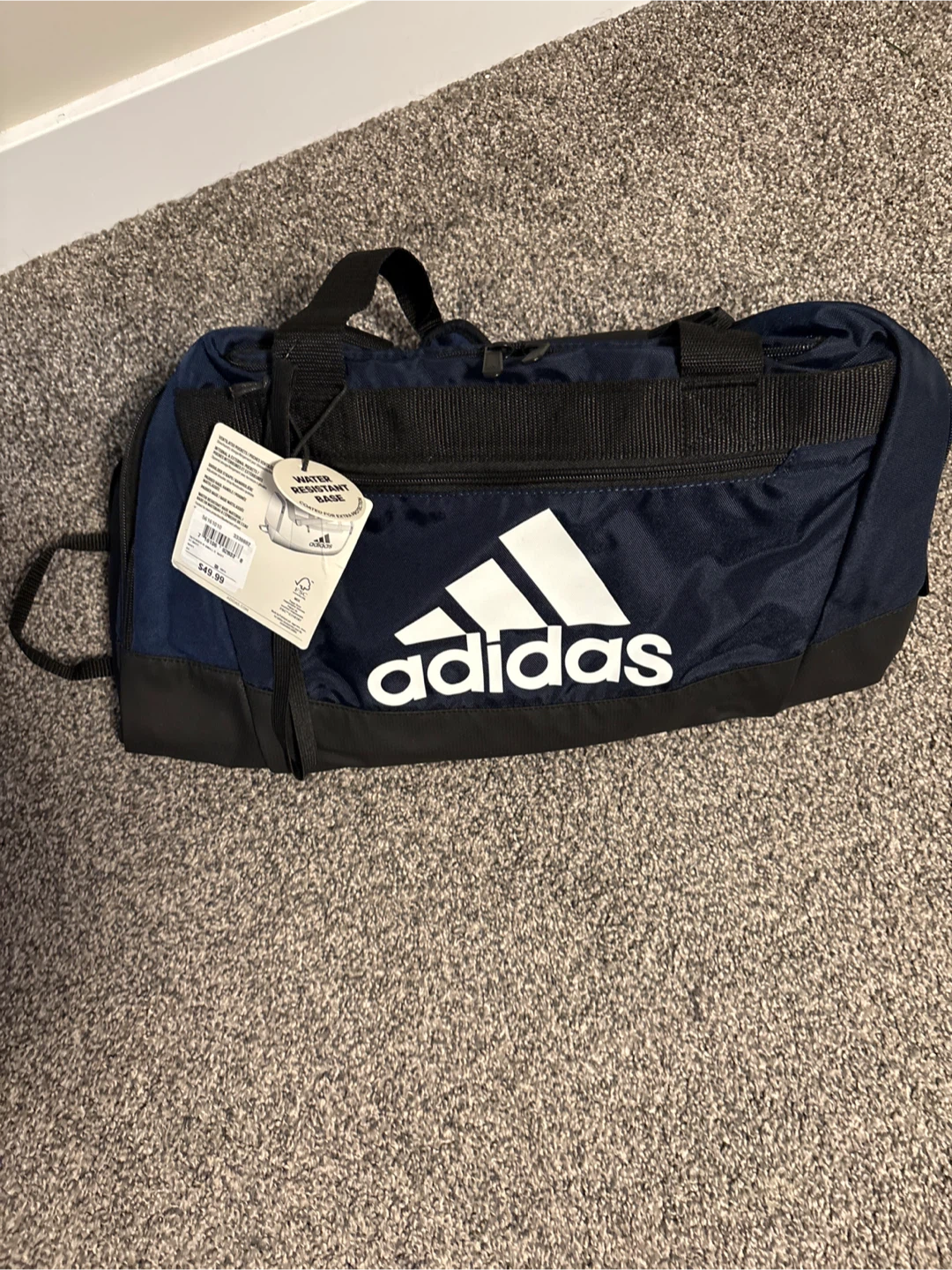 New Adidas Defender IV Small D Duffel Bag - Navy