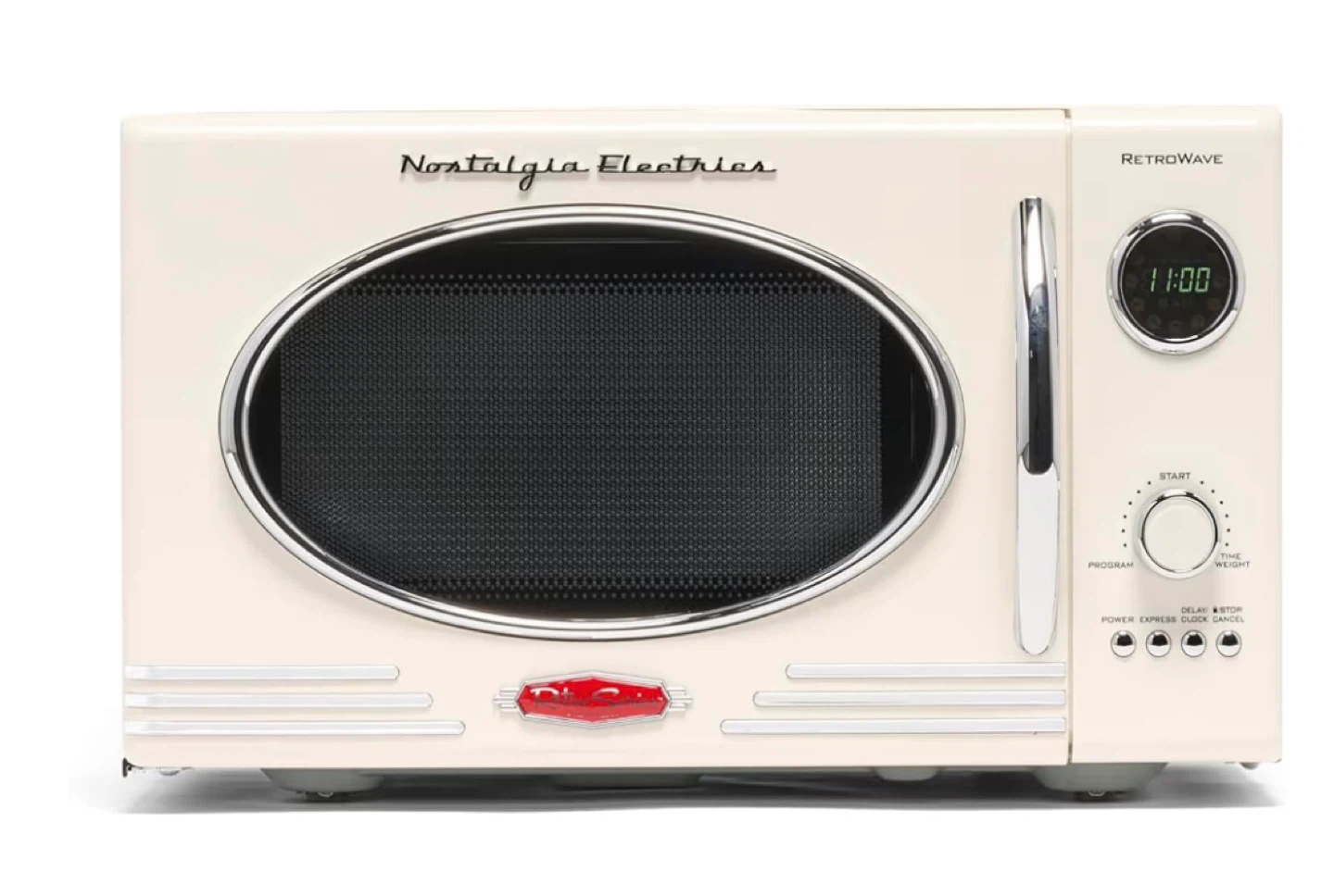 Nostalgia RetroWave Microwave - Cream