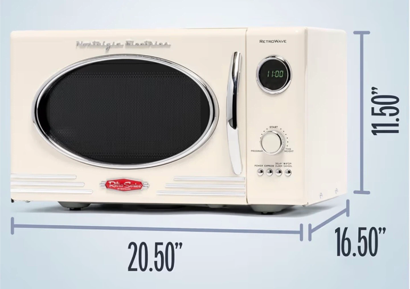 Nostalgia RetroWave Microwave - Cream - photo 2