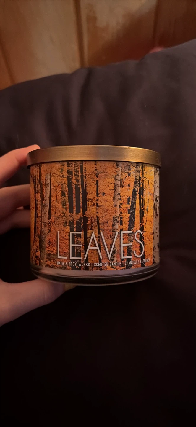 Bath & Body Works Leaves Scented Candle