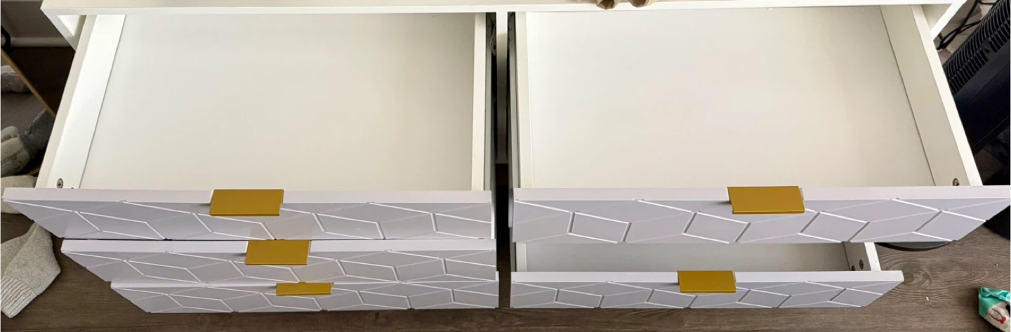 6-Drawer Dresser with Geometric Fronts - photo 3