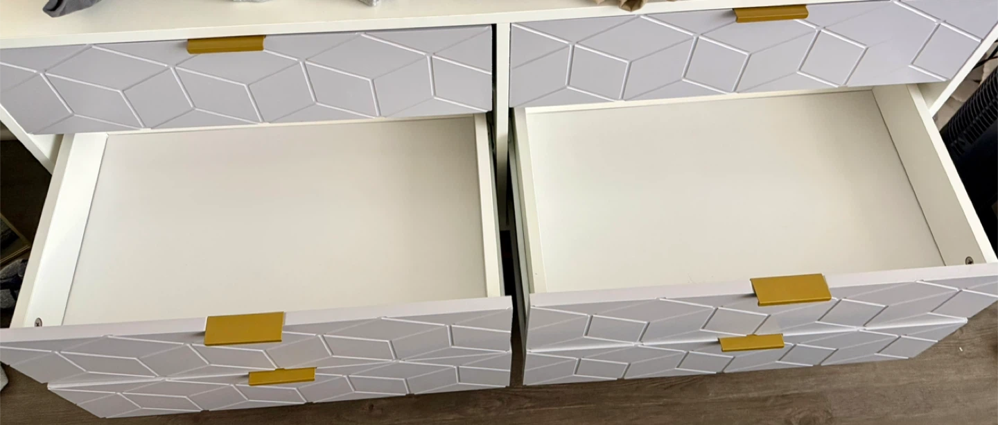 6-Drawer Dresser with Geometric Fronts - photo 4