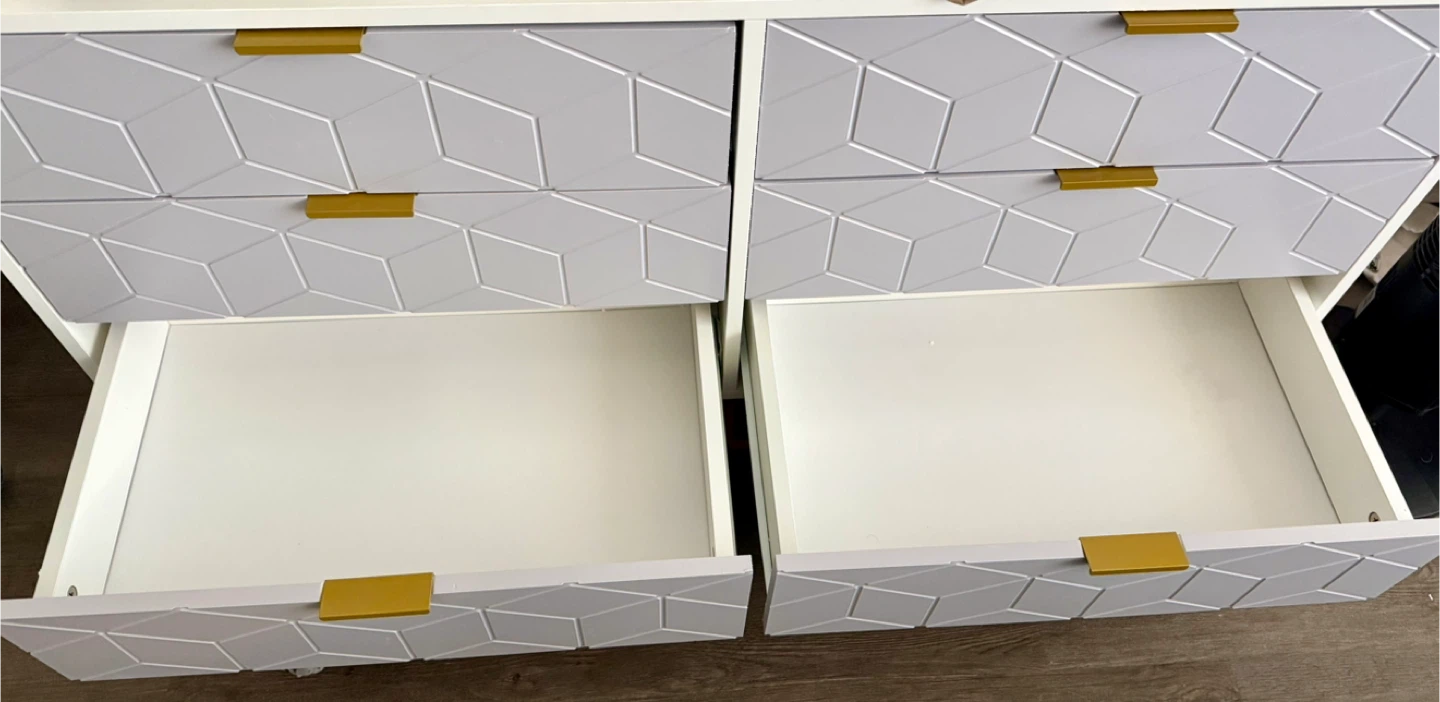6-Drawer Dresser with Geometric Fronts - photo 5