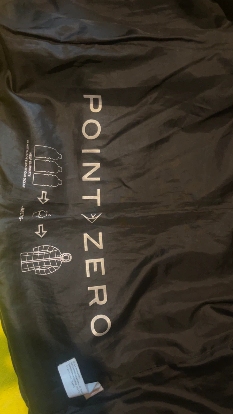Point Zero Black Puffer Jacket