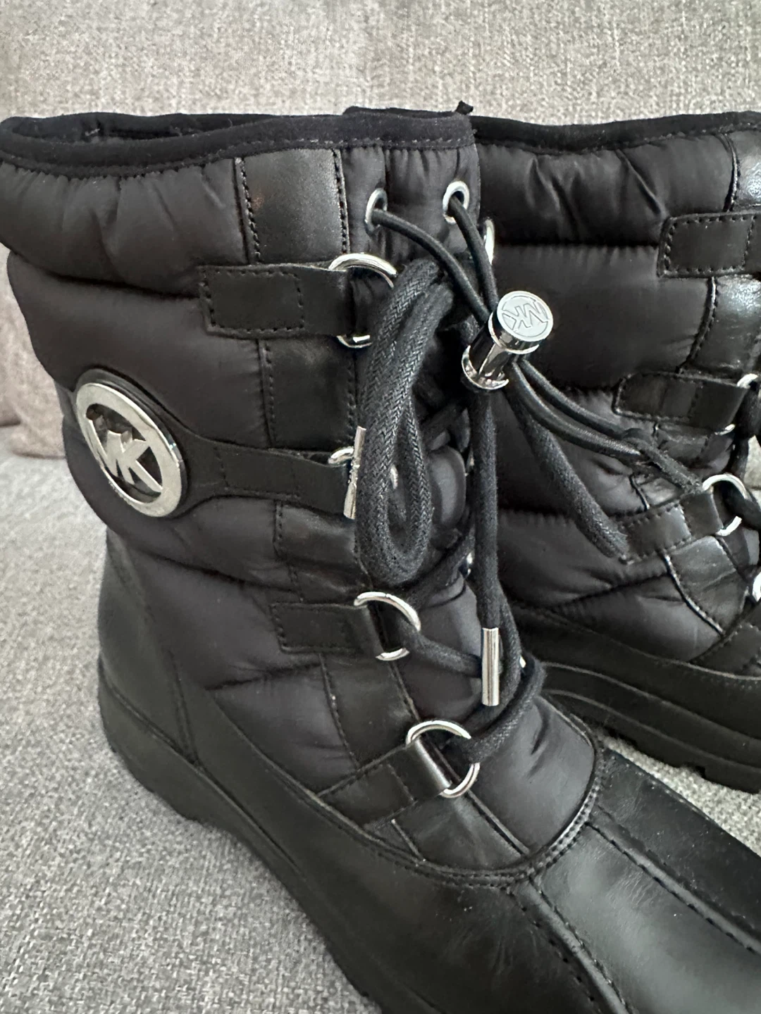 Bottes Michael Kors noires femme - grandeur 7 - photo 5