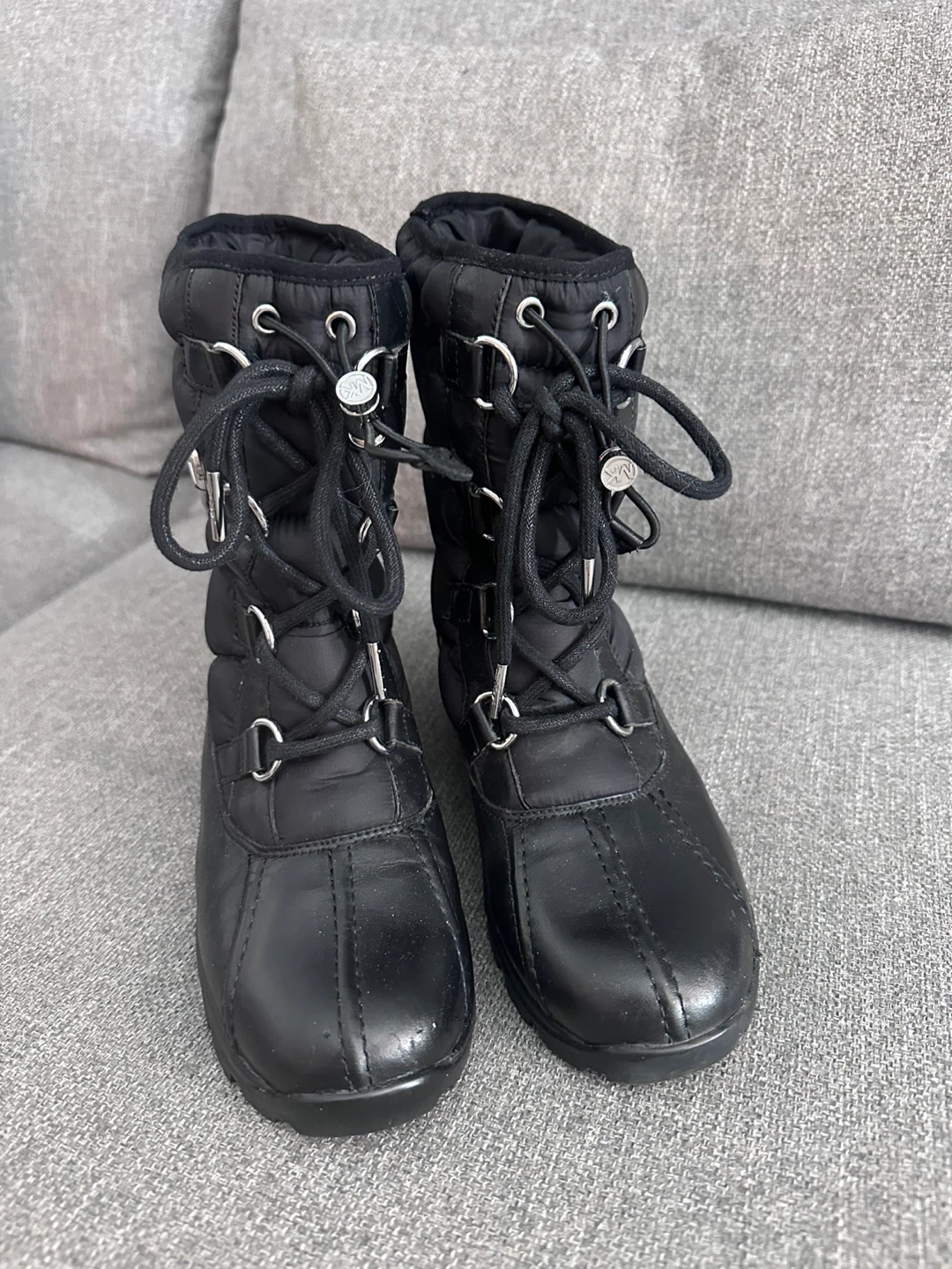 Bottes Michael Kors noires femme - grandeur 7 - photo 2