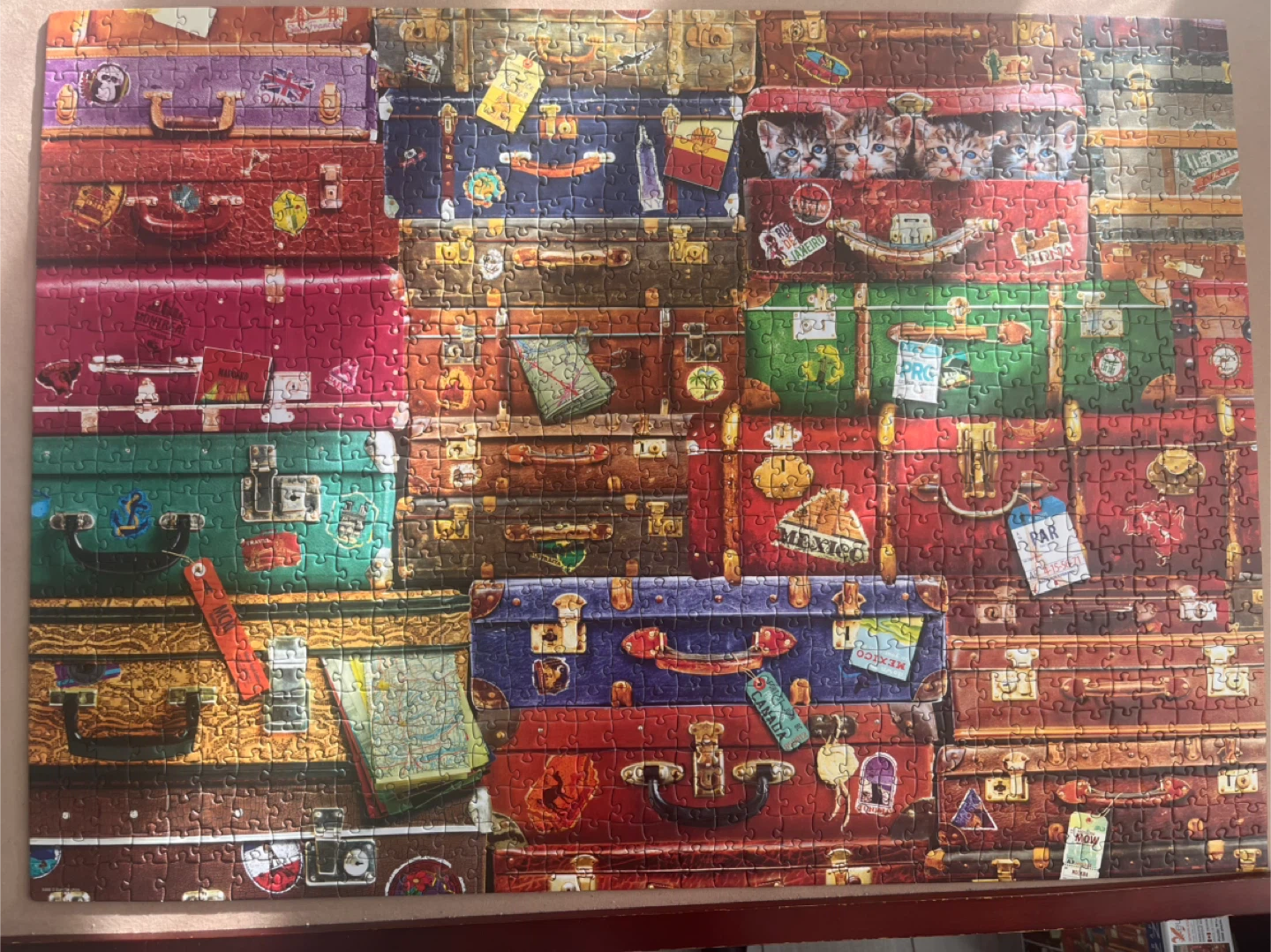 Eurographics Travel Suitcases 1000 Piece Puzzle