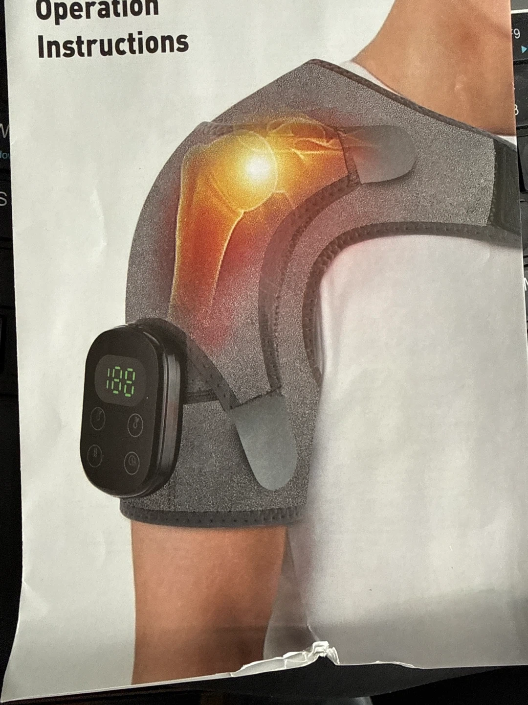 Heated Shoulder Brace/Electric Massager