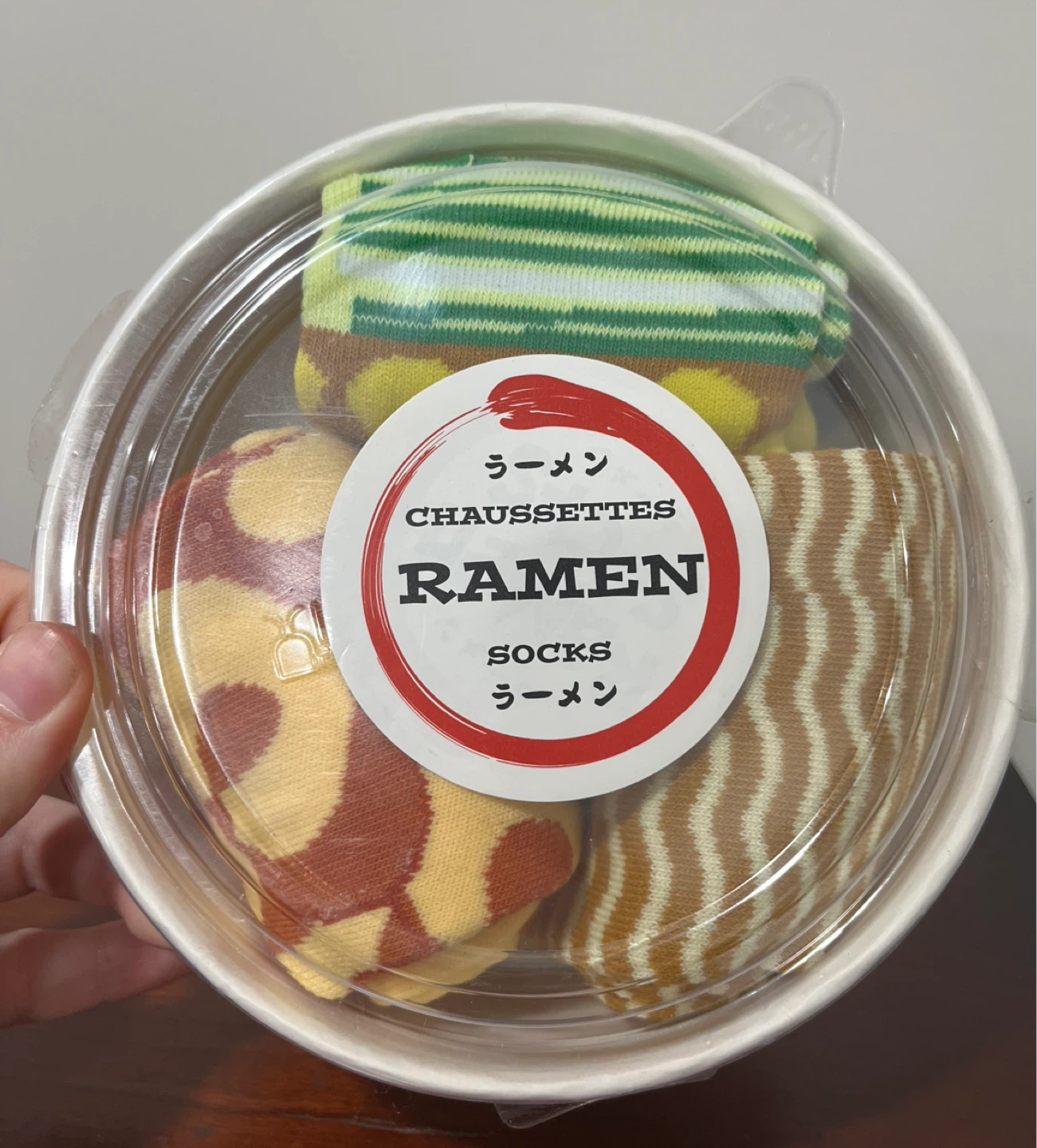 🆕Ramen Socks 3 Pairs Crew Socks