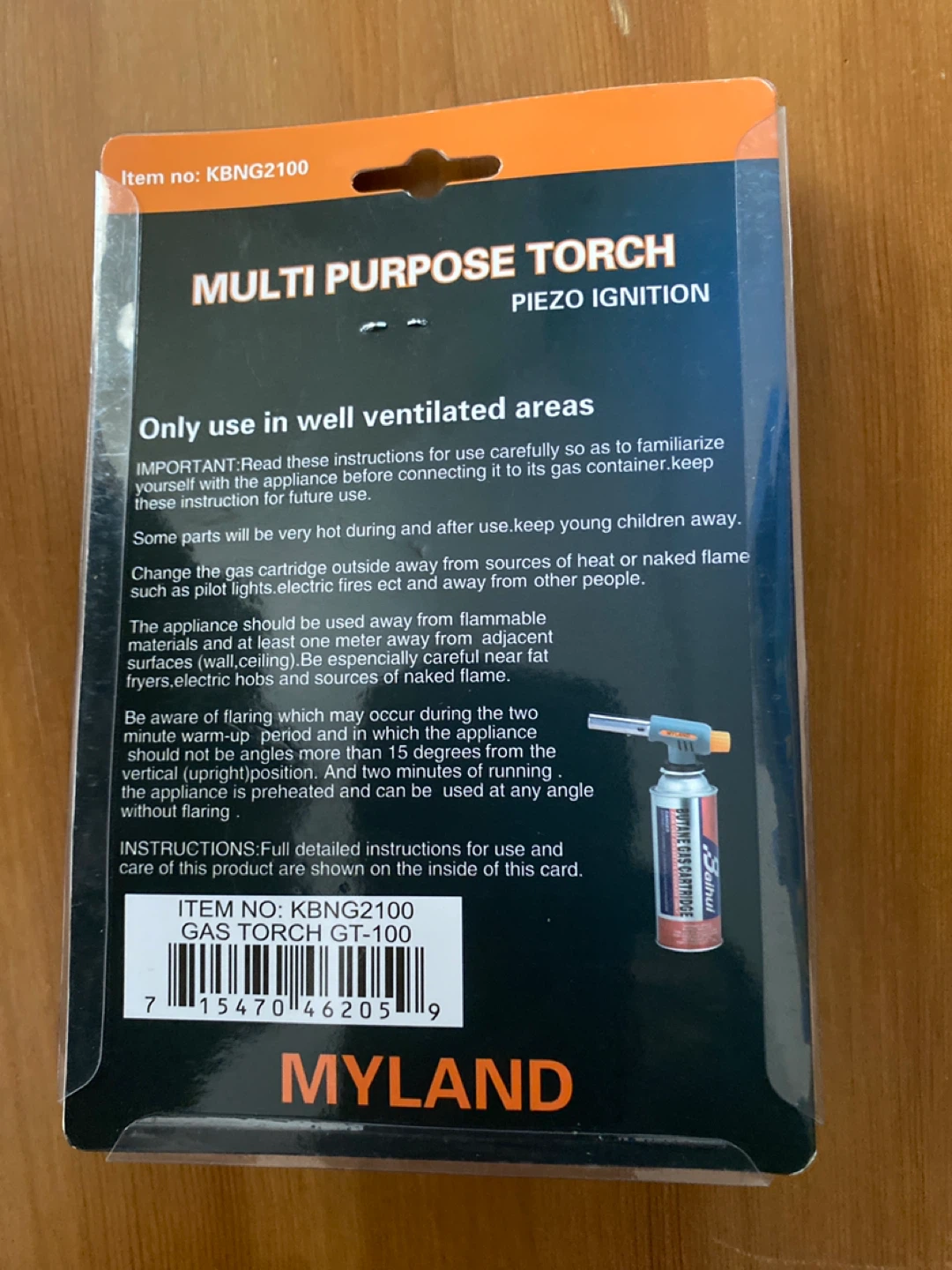 Myland Multi Purpose Torch with Piezo Ignition - photo 2
