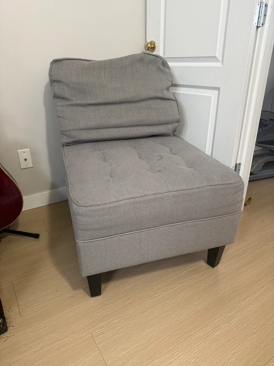Grey Accent Chair - photo 2