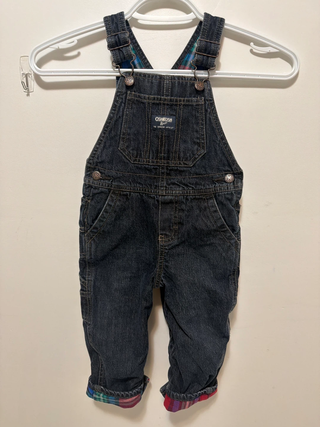 OshKosh B'gosh Denim Overalls - 18 Months