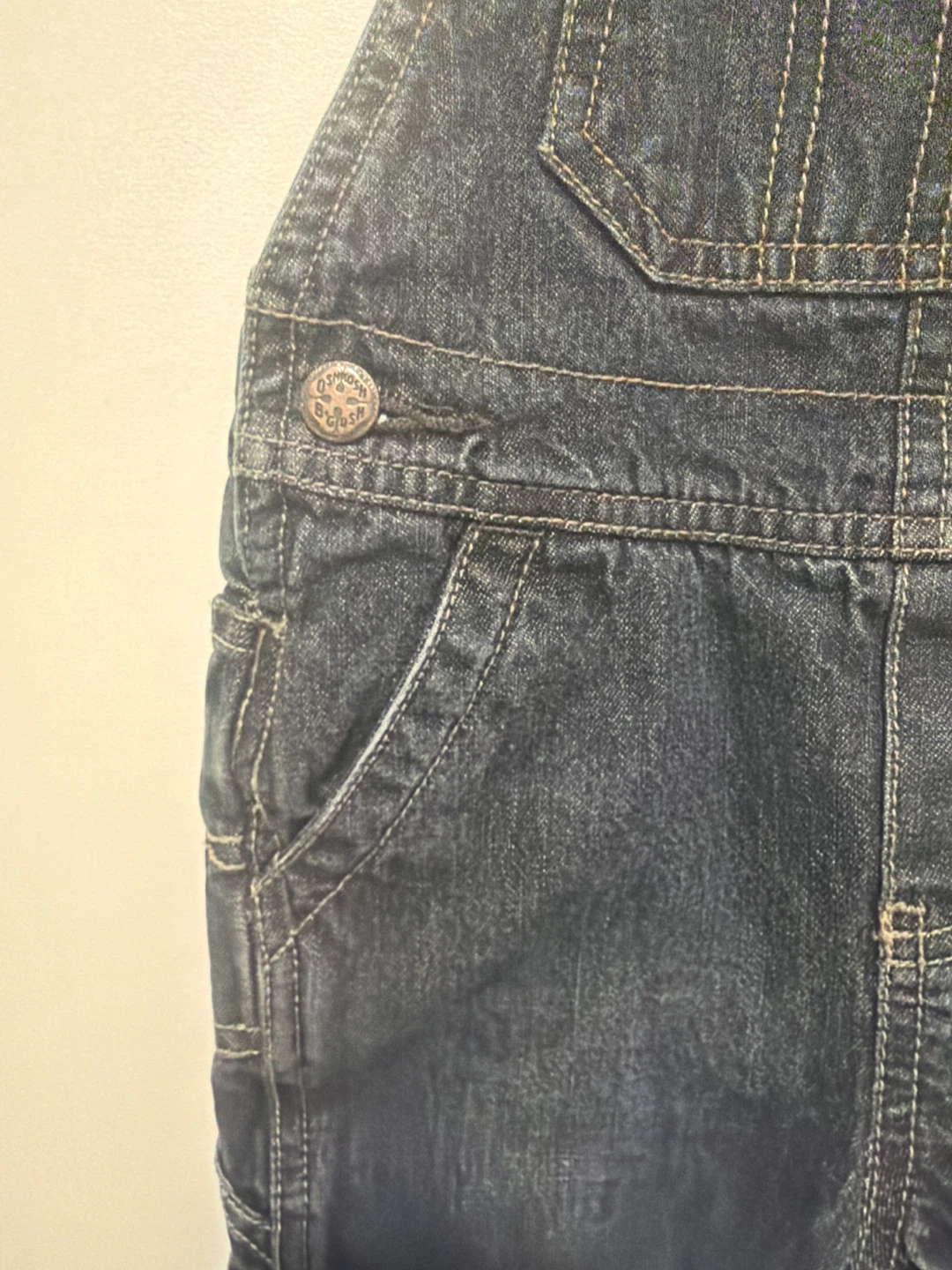 OshKosh B'gosh Denim Overalls - 18 Months - photo 3
