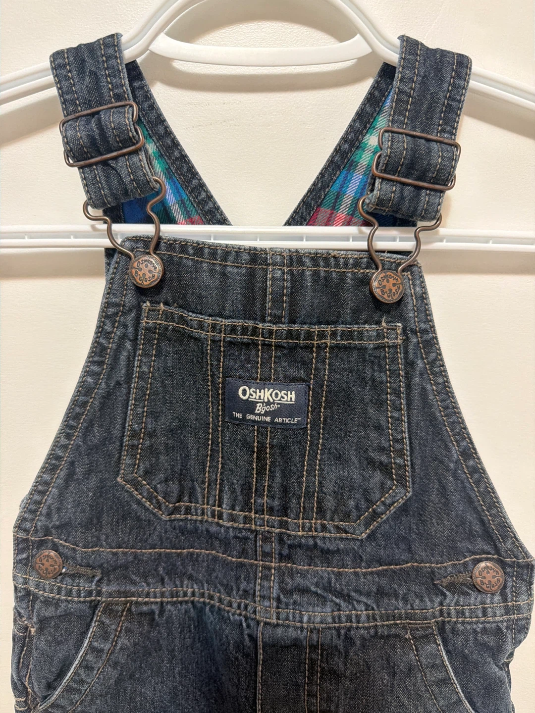 OshKosh B'gosh Denim Overalls - 18 Months - photo 2