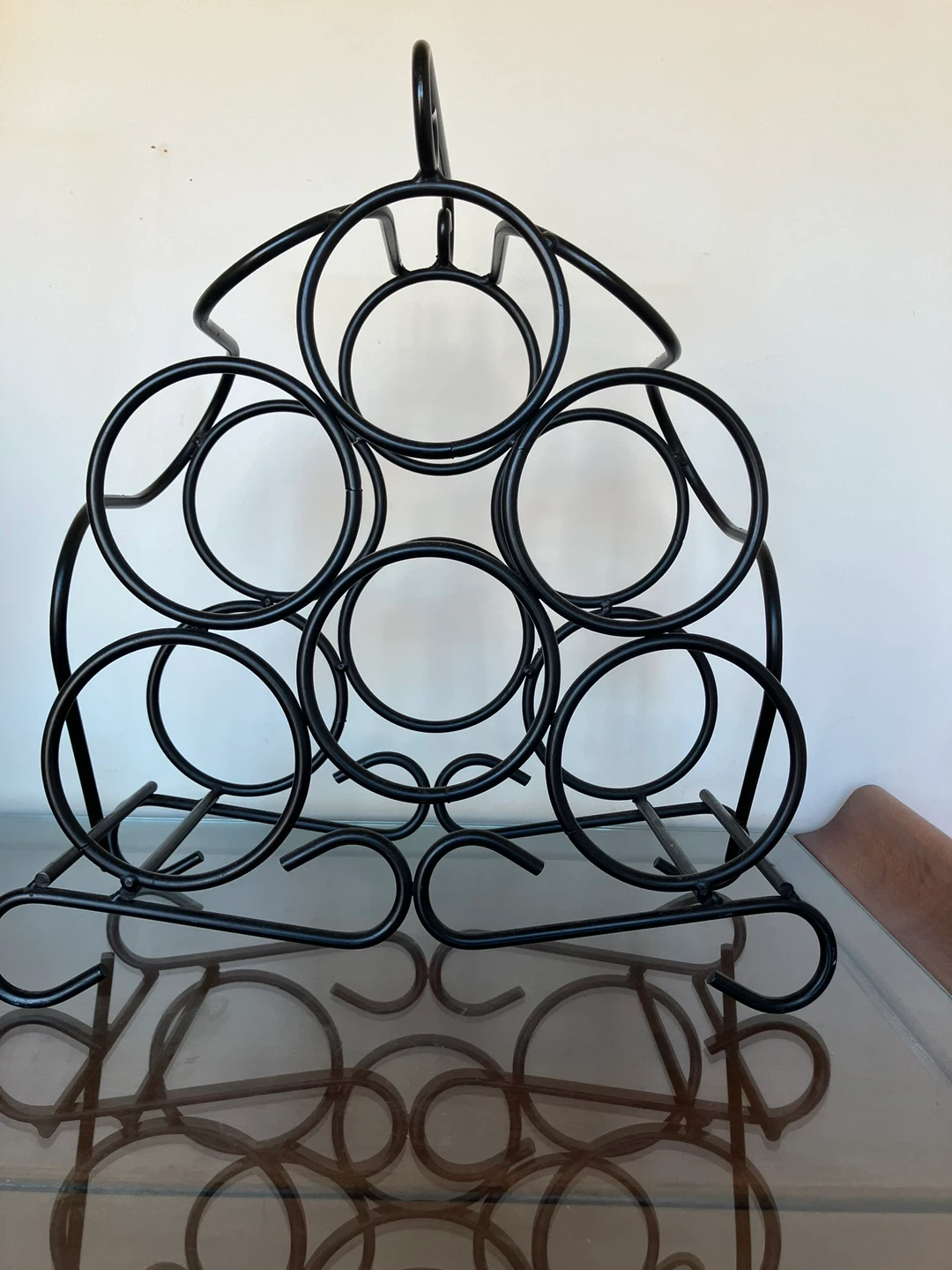 Black Metal Wine Rack - photo 3