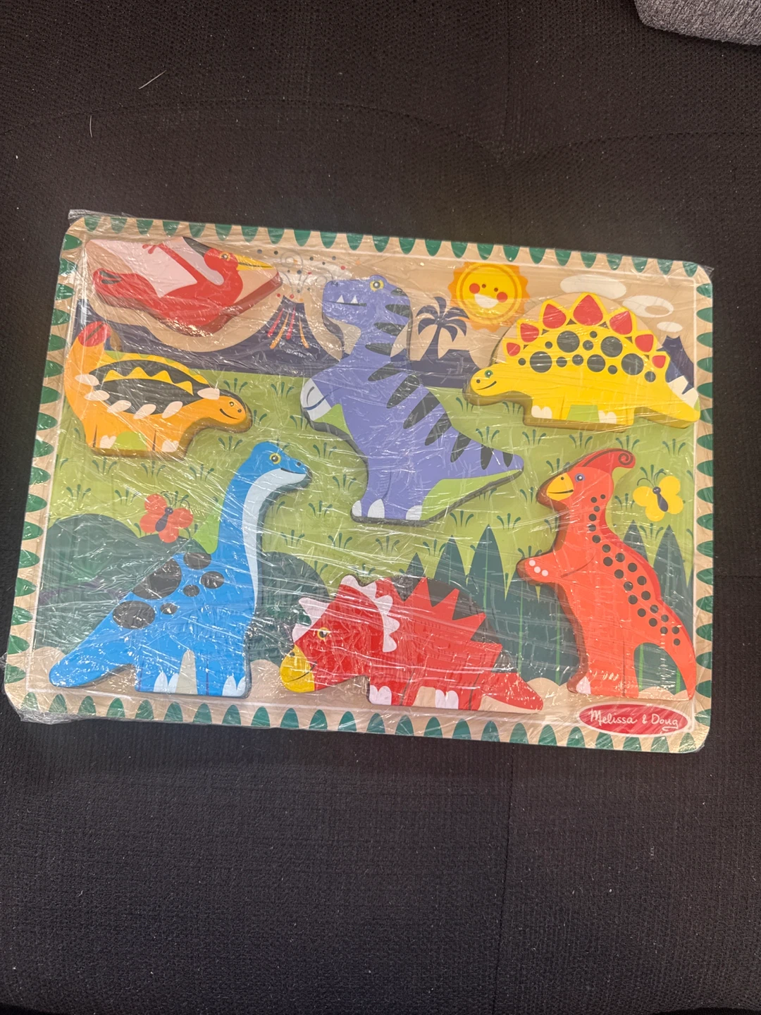 Melissa & Doug Wooden Dinosaur Puzzle