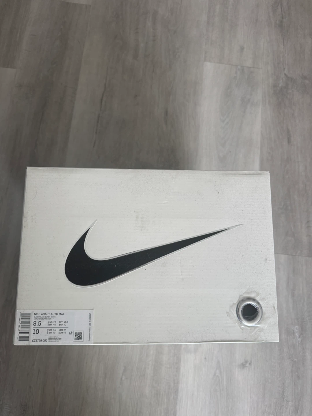 Nike Adapt Auto Max "Infrared" Black US 10 - photo 3
