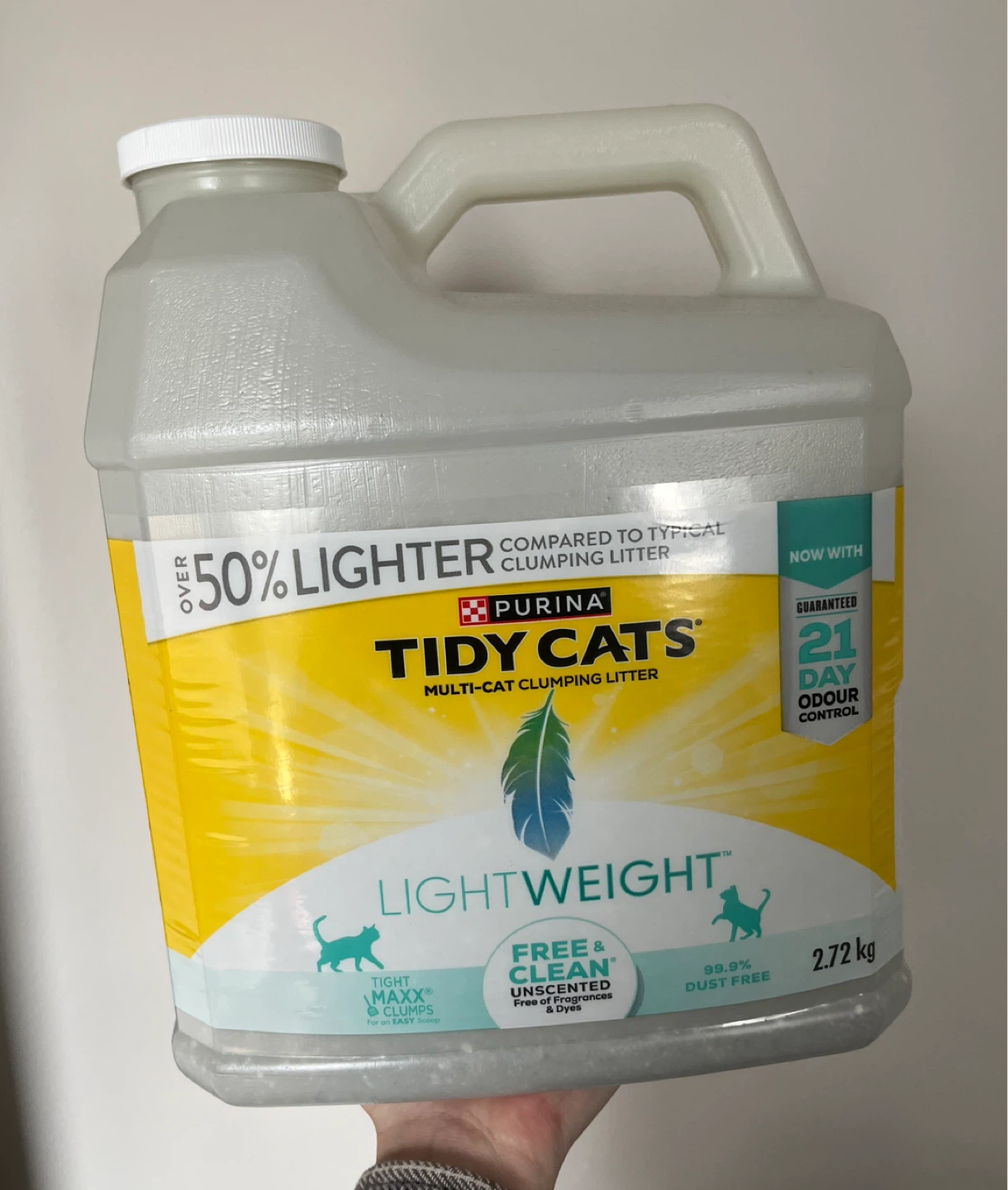 Tidy Cats Lightweight Multi-Cat Clumping Litter - 2.72 kg